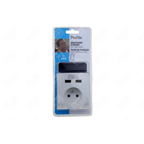 CHARGEUR 2XUSB 2.4A INFORMATIQUE - 200840006