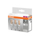 LED RETROFIT CLASSIC P 40 4W/840 230 FL E14 PACK DE 3 PCS D'ORIGINE LUMINAIRE - 4058075819733