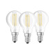 LED RETROFIT CLASSIC P 40 4W/840 230 FL E14 PACK DE 3 PCS D'ORIGINE LUMINAIRE - 4058075819733
