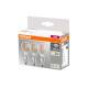 LED RETROFIT CLASSIC P 40 4W/827 230 FL E14 PACK DE 3 PCS D'ORIGINE LUMINAIRE - 4058075819337