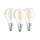 LED RETROFIT CLASSIC P 40 4W/827 230 FL E14 PACK DE 3 PCS D'ORIGINE LUMINAIRE - 4058075819337