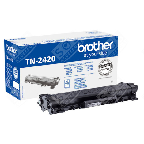 BROTHER TN-2420 TONER BLACK CAP. 3000 PGS D'ORIGINE ACCESSOIRES ET ENTRETIEN - TN2420
