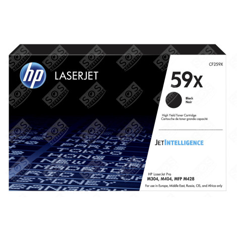 HP TONER CARTRIDGE 59X BLACK - 10.000 PGS D'ORIGINE ACCESSOIRES ET ENTRETIEN - CF259X