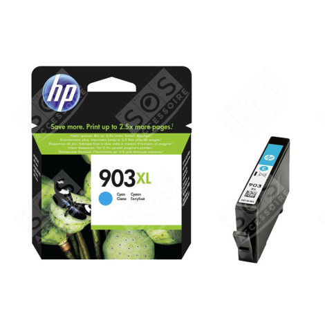 CARTOUCHE D'ENCRE - HP 903XL HIGH YIELD CYAN INK CAP. 825 D'ORIGINE ACCESSOIRES ET ENTRETIEN - T6M03AE