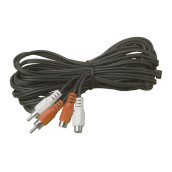 Rallonge 2xrca m - 2xrca f - 7.5m