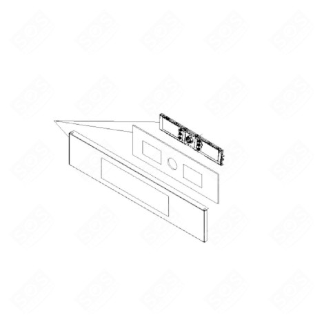 BANDEAU IX ASSY. D1 FOUR, CUISINIÈRE - 481010853911