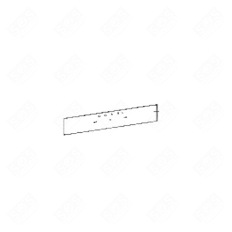 PLAQUE DECOR IMPRIME FRIGO, RÉFRIGÉRATEUR, CONGÉLATEUR - 481010824867