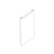 Porte congelateur inox/ox alu