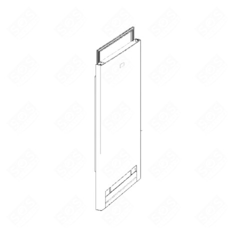 PORTE REFRIGERATEUR INOX/OX ALU FRIGO, RÉFRIGÉRATEUR, CONGÉLATEUR - 481010848923