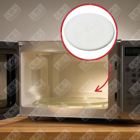 PLATEAU MICRO ONDE EN VERRE 320 MM FOUR MICRO-ONDES - 3390W1A027A