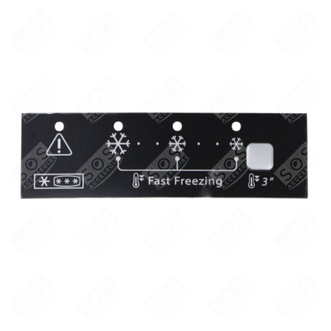 PLAQUE IMPRIME FRIGO, RÉFRIGÉRATEUR, CONGÉLATEUR - 481010649652