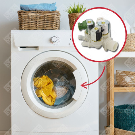 ELECTROVANNE 3 VOIES MACHINE À LAVER, LAVE-LINGE - 1249472059