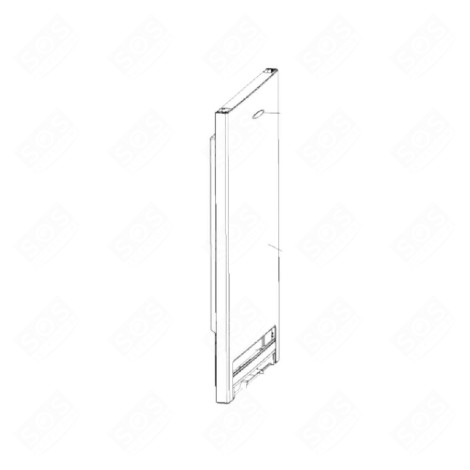 PORTE REFRIGERATEUR NOIR FRIGO, RÉFRIGÉRATEUR, CONGÉLATEUR - 481010794254