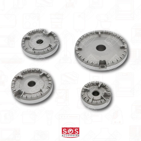 KIT 4 BRULEURS PLAQUE DE CUISSON - 482000027572, C00082831