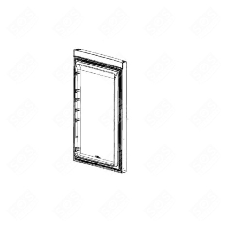 PORTE REFRIGERATEUR OPTIC INOX FRIGO, RÉFRIGÉRATEUR, CONGÉLATEUR - C00578841