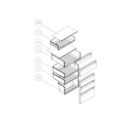 Bac à légumes (repère 15)