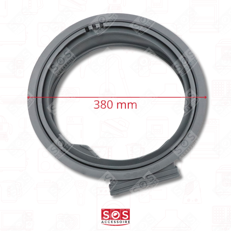 JOINT DE HUBLOT (2 TROUS FERMÉS) MACHINE À LAVER, LAVE-LINGE - MDS63916504, MDS63916506