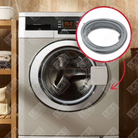 JOINT DE HUBLOT  (MANCHETTE) COMPATIBLE MACHINE À LAVER, LAVE-LINGE - 10435320