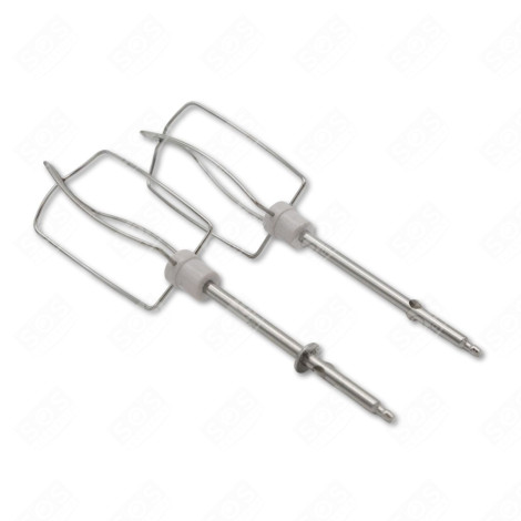 JEU DE 2 FOUETS A EMULSIONNER BLANCS BATTEUR - XJ901301, SS-987800