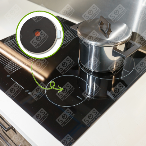 PLAQUE ÉLECTRIQUE RAPIDE DIAM 180MM 2000W BORDURE 8MM PLAQUE DE CUISSON - 71X1992