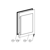 Porte verre contour inox (Repère 37A)