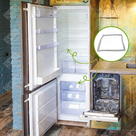 JOINT DE PORTE (PARTIE CONGÉLATEUR)  645X533 MM FRIGO, RÉFRIGÉRATEUR, CONGÉLATEUR - 2248007094