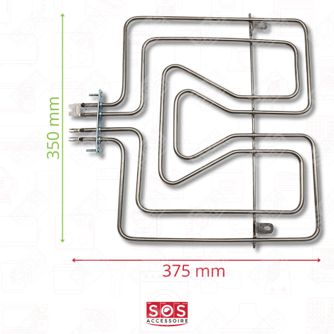 RÉSISTANCE SUPÉRIEURE 800W + 1650W FOUR, CUISINIÈRE - 3570411037