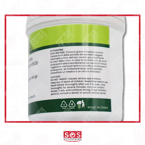 BOITE DE 400G DE GRANULES DE CHARBON ACTIF HOTTE - C00001292