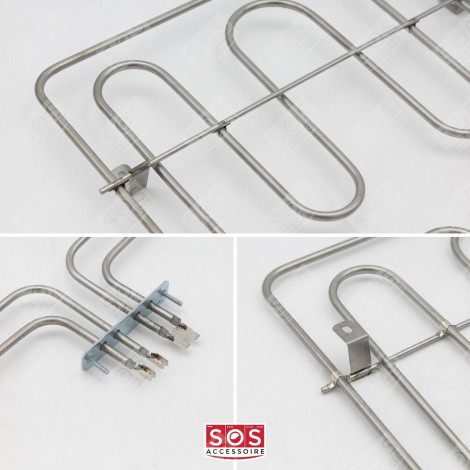 RÉSISTANCE GRILL 1750W + 800W FOUR, CUISINIÈRE - 3570355010