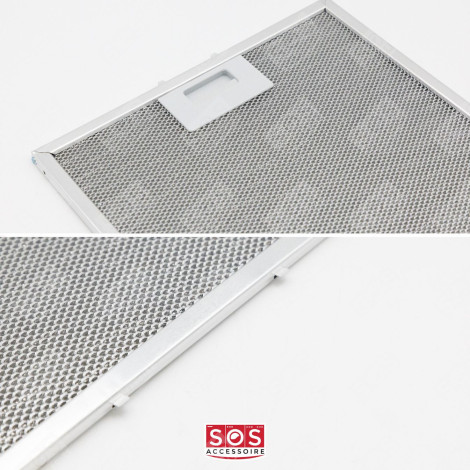 FILTRE ANTIGRAISSE MÉTAL 352X284 MM HOTTE - 49016227