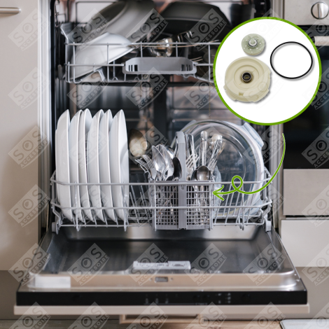 KIT D'ÉTANCHEITE DE TURBINE MOTEUR (NOUVELLE VERSION) LAVE-VAISSELLE - 10013913