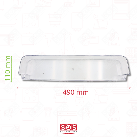 BALCONNET DE PORTE SUPÉRIEUR FRIGO, RÉFRIGÉRATEUR, CONGÉLATEUR - 480132102006, C00315342