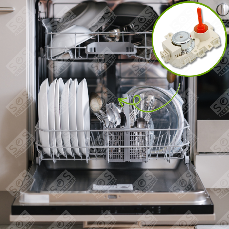 SOUPAPE DIVERTER LAVE-VAISSELLE - 481010745147, 481010457476