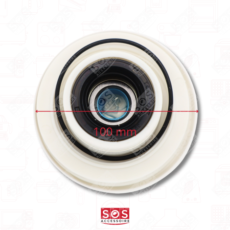 PALIER (ROULEMENT) GAUCHE DIAMÈTRE DE L'AXE 20MM MACHINE À LAVER, LAVE-LINGE - 4071306494, 1294694003