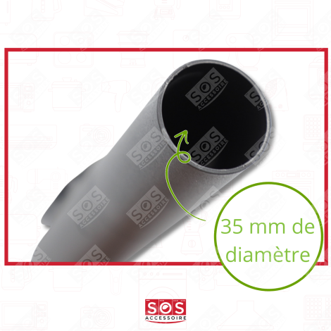POIGNÉE DE FLEXIBLE COMPATIBLE ASPIRATEUR - 3565460