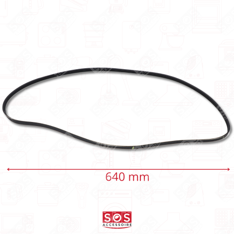 COURROIE 1320/1321 J5 COMPATIBLE MACHINE À LAVER, LAVE-LINGE - 5034730