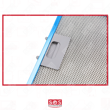 FILTRE MÉTALLIQUE ANTI-GRAISSES  265X359X9MM HOTTE - 00703451