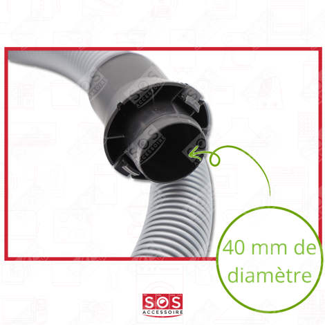 TUYAU, FLEXIBLE AVEC POIGNÉE COMPATIBLE ASPIRATEUR - 7330630