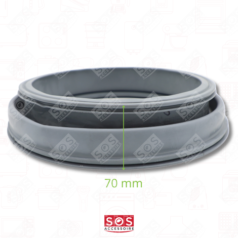 JOINT DE HUBLOT  (MANCHETTE) MACHINE À LAVER, LAVE-LINGE - 34010396, AS0033224