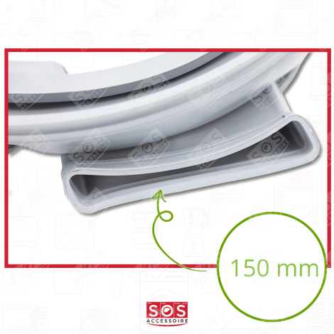 JOINT DE HUBLOT  (MANCHETTE) MACHINE À LAVER, LAVE-LINGE - 00686730