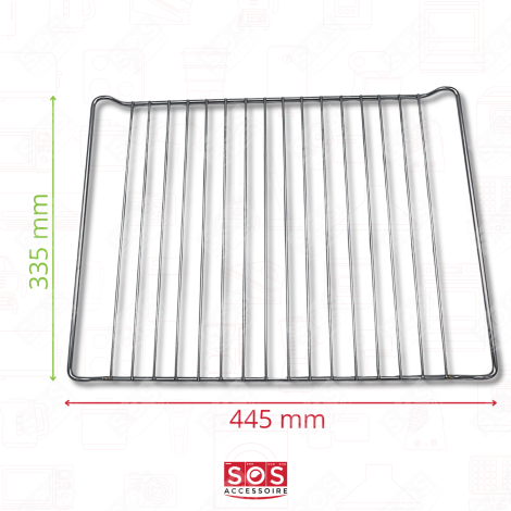 GRILLE  446X340 MM FOUR, CUISINIÈRE - 481245819334, C00312479