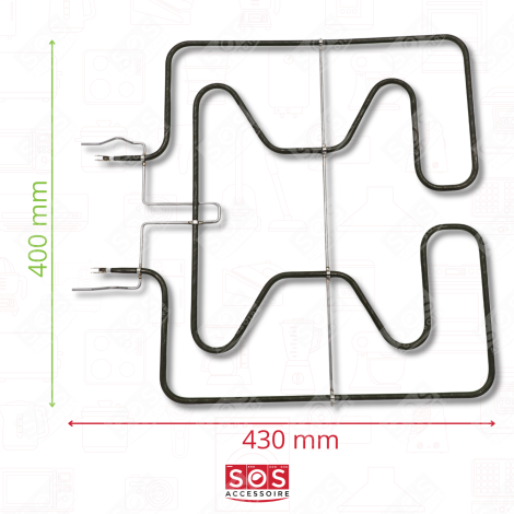 RÉSISTANCE DE SOLE 1300W FOUR, CUISINIÈRE - 00682466