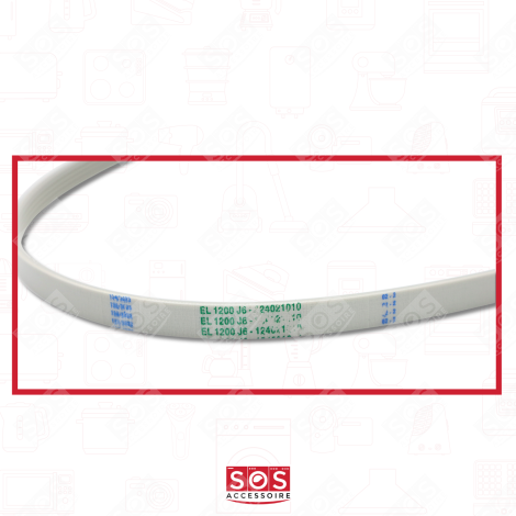 COURROIE 1200J6 1200J5 MACHINE À LAVER, LAVE-LINGE - 1240210102