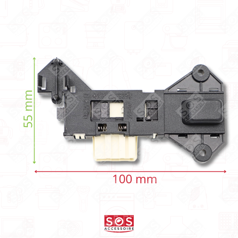 SÉCURITÉ DE PORTE, FERMETURE, VERROU 3 COSSES MACHINE À LAVER, LAVE-LINGE - 481228058048, 481228058032