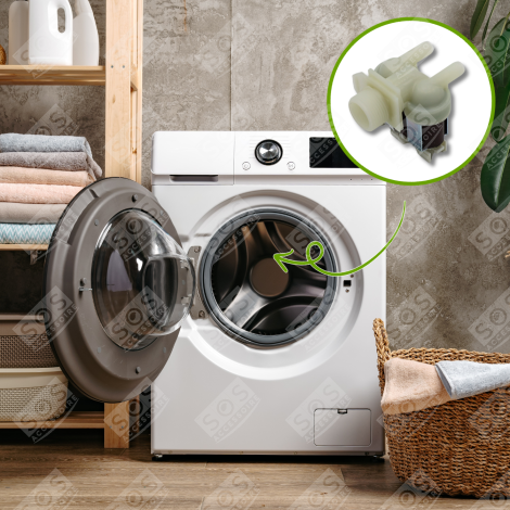 ELECTROVANNE MACHINE À LAVER, LAVE-LINGE - 00174261