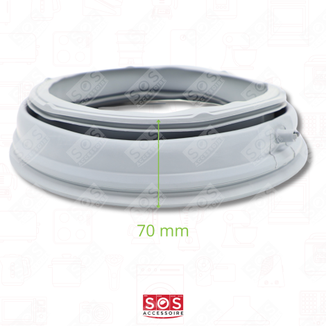 JOINT DE HUBLOT(MANCHETTE) TROU FERMÉ TUYAU FERMÉ MACHINE À LAVER, LAVE-LINGE - 4986EN1003A, 4986ER1005A