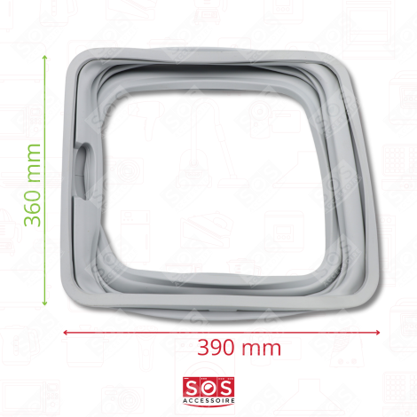 MANCHETTE D'ORIGINE MACHINE À LAVER, LAVE-LINGE - 481246668596