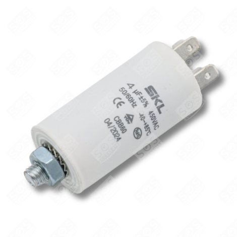 CONDENSATEUR 4 MF UNIVERSEL HOTTE ET LAVE VAISSELLE LAVE-VAISSELLE - 481212118132, 49011940