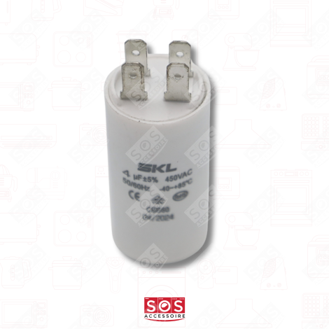 CONDENSATEUR 4 MF UNIVERSEL HOTTE ET LAVE VAISSELLE LAVE-VAISSELLE - 481212118132, 49011940