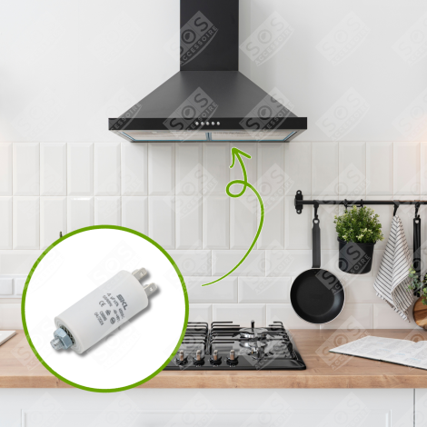 CONDENSATEUR 4 MF UNIVERSEL HOTTE ET LAVE VAISSELLE LAVE-VAISSELLE - 481212118132, 49011940